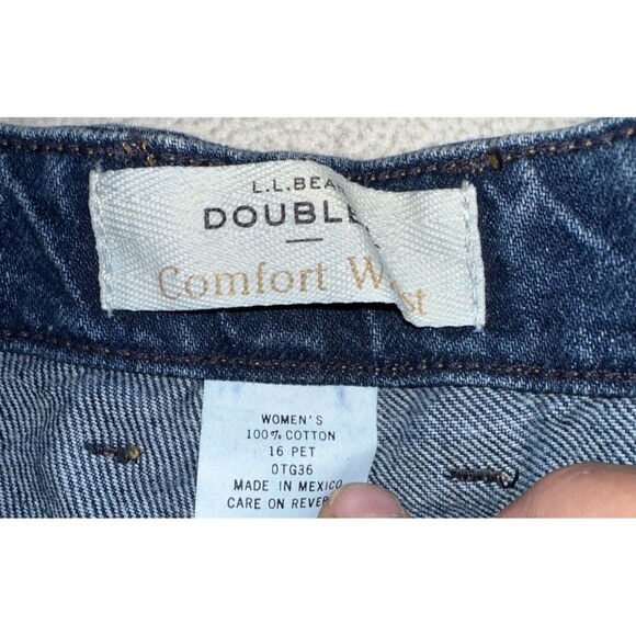 LL Bean Double L Jeans Women’s 16P Blue Comfort Waist Relaxed Fit - Picture 6 of 11